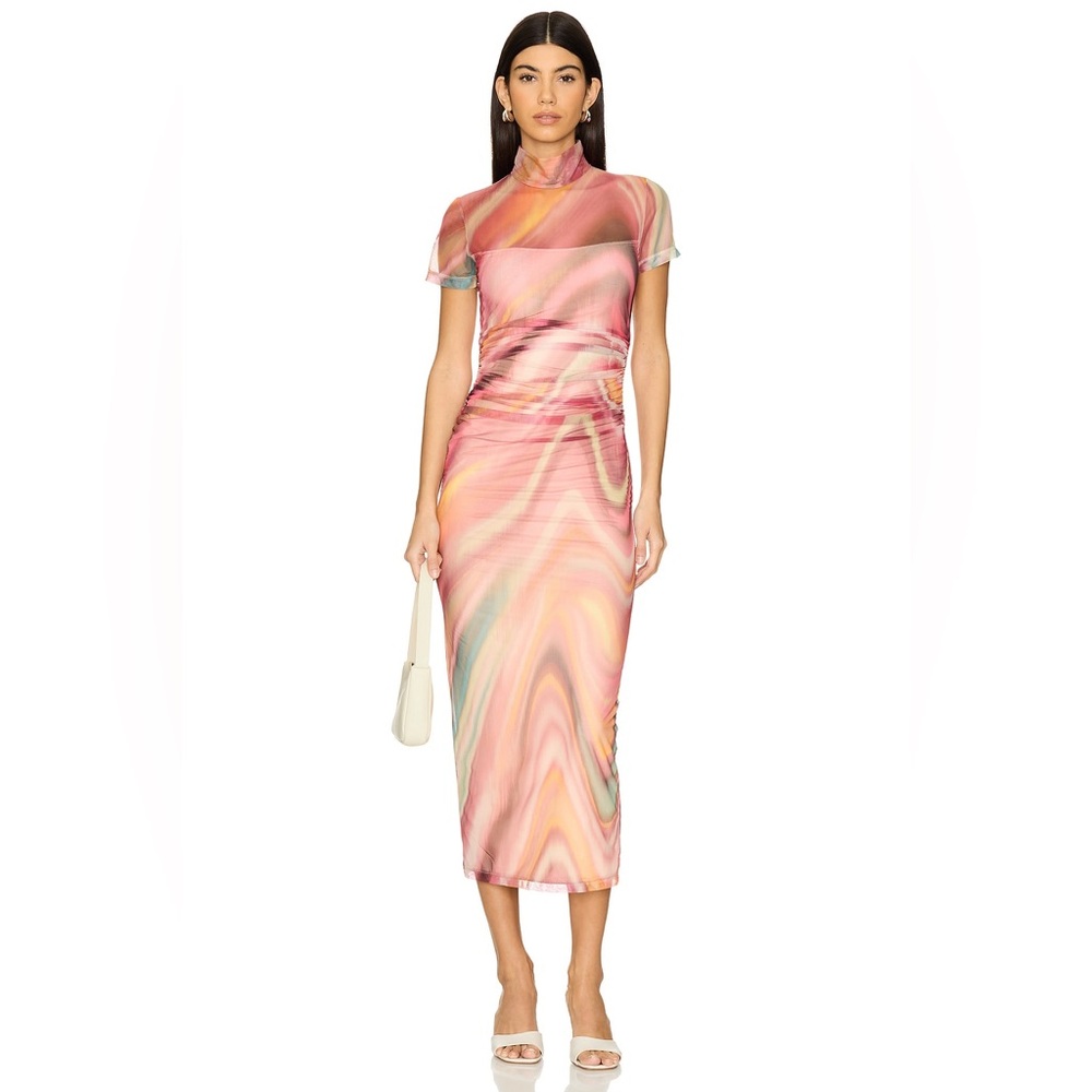 NEW Amanda Uprichard Dominique Dress in Alabaster XS SOLD OUT @Revolve